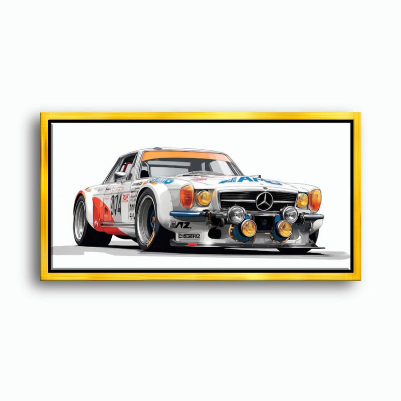 Mercedes-Benz 300 SL Gullwing Wall Art | Vintage Car Decor Cars