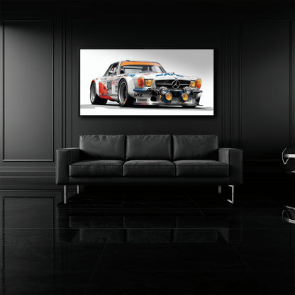 Mercedes-Benz 300 SL Gullwing Wall Art | Vintage Car Decor Cars
