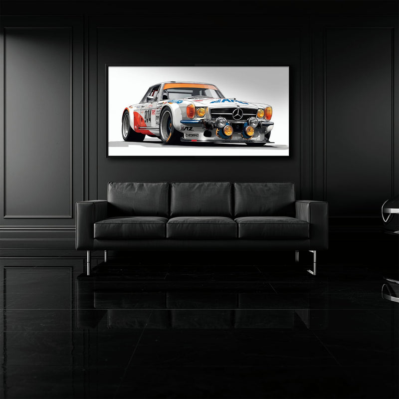 Mercedes-Benz 300 SL Gullwing Wall Art | Vintage Car Decor Cars