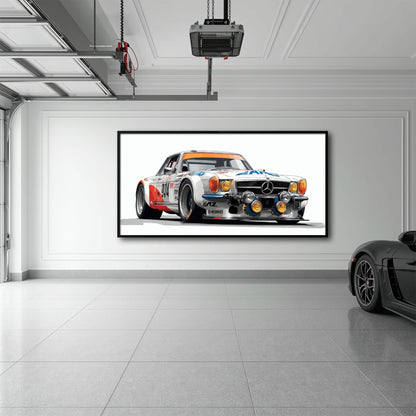 Mercedes-Benz 300 SL Gullwing Wall Art | Vintage Car Decor Cars