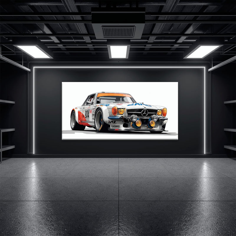 Mercedes-Benz 300 SL Gullwing Wall Art | Vintage Car Decor Cars