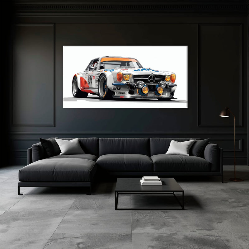 Mercedes-Benz 300 SL Gullwing Wall Art | Vintage Car Decor Cars