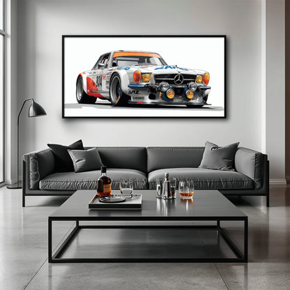 Mercedes-Benz 300 SL Gullwing Wall Art | Vintage Car Decor Cars