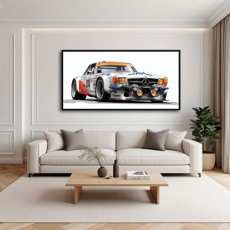 Mercedes-Benz 300 SL Gullwing Wall Art | Vintage Car Decor Cars