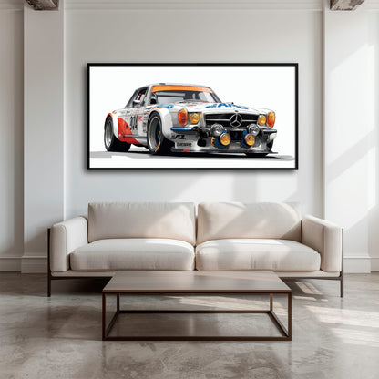 Mercedes-Benz 300 SL Gullwing Wall Art | Vintage Car Decor Cars