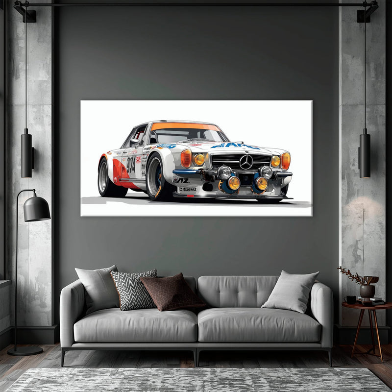 Mercedes-Benz 300 SL Gullwing Wall Art | Vintage Car Decor Cars