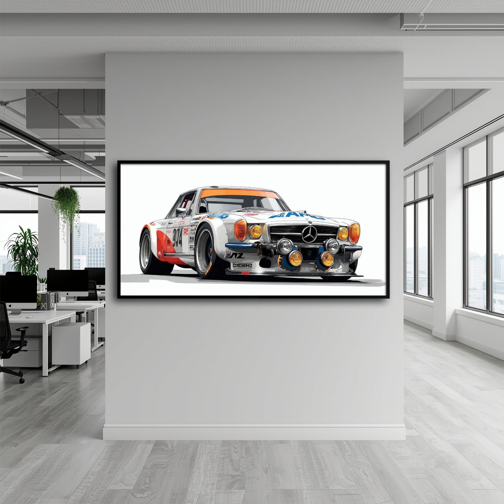 Mercedes-Benz 300 SL Gullwing Wall Art | Vintage Car Decor Cars