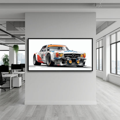 Mercedes-Benz 300 SL Gullwing Wall Art | Vintage Car Decor Cars