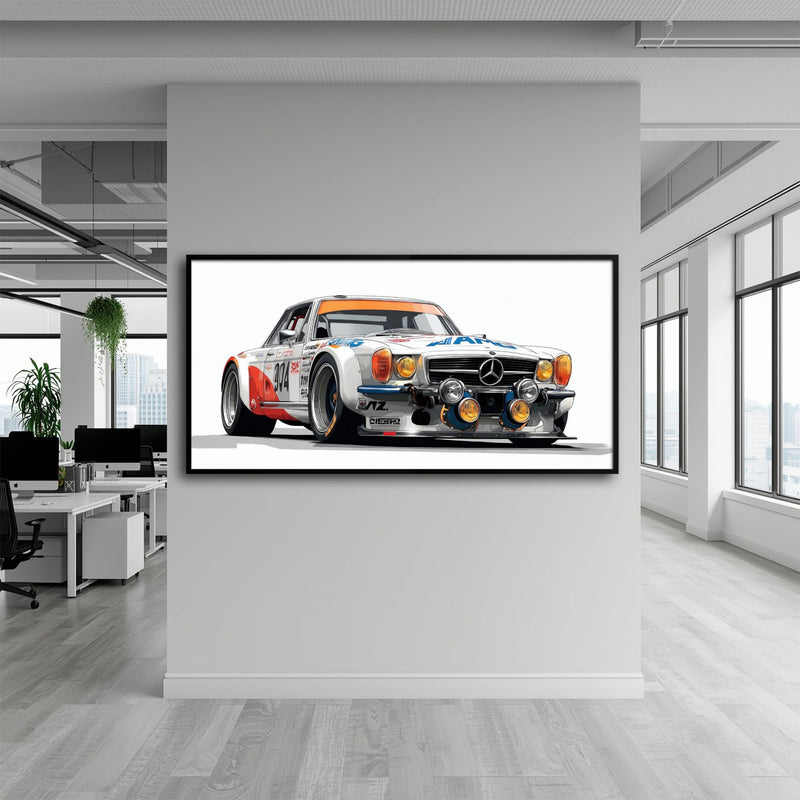Mercedes-Benz 300 SL Gullwing Wall Art | Vintage Car Decor Cars