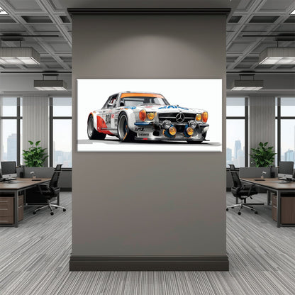 Mercedes-Benz 300 SL Gullwing Wall Art | Vintage Car Decor Cars