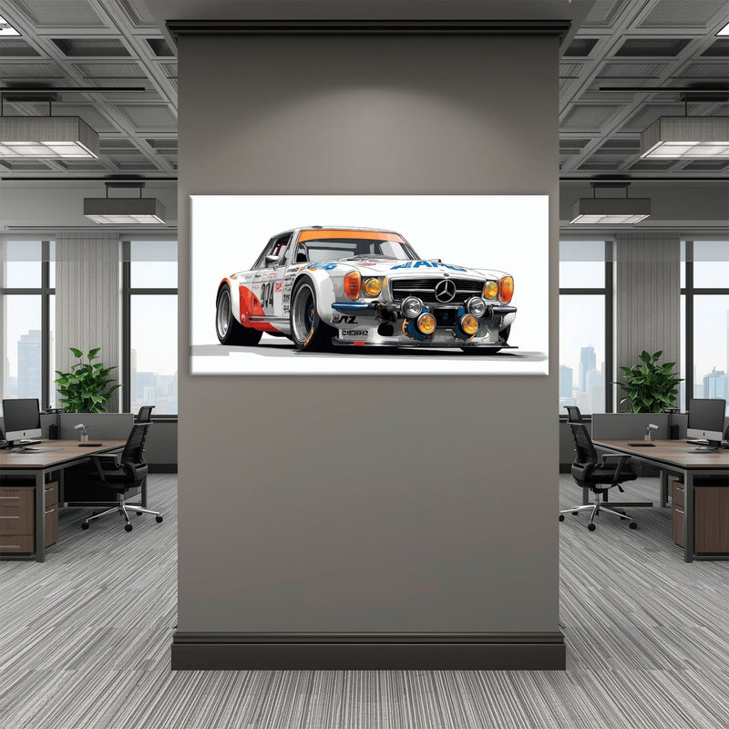Mercedes-Benz 300 SL Gullwing Wall Art | Vintage Car Decor Cars
