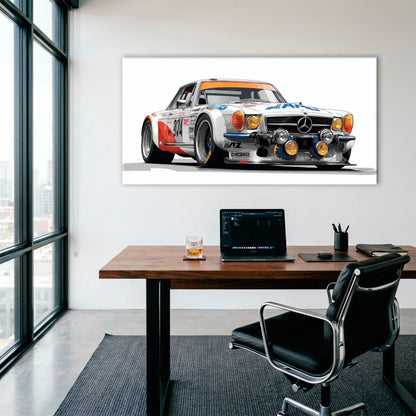 Mercedes-Benz 300 SL Gullwing Wall Art | Vintage Car Decor Cars