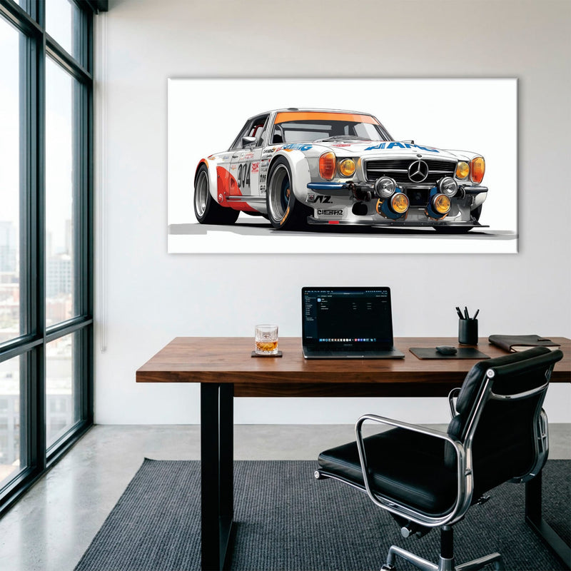 Mercedes-Benz 300 SL Gullwing Wall Art | Vintage Car Decor Cars