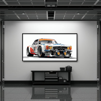 Mercedes-Benz 300 SL Gullwing Wall Art | Vintage Car Decor Cars