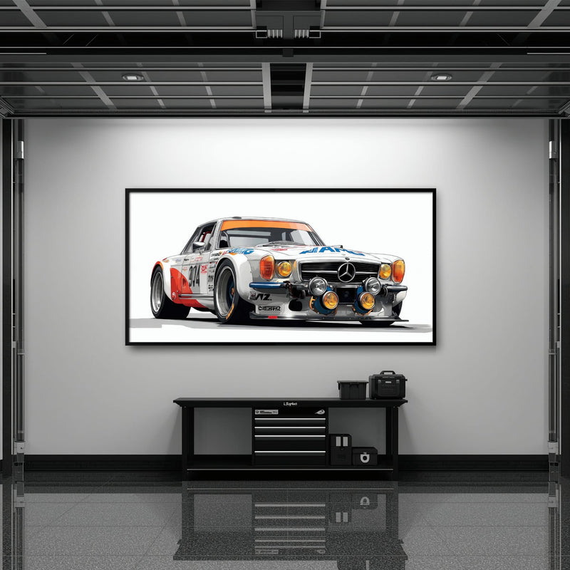 Mercedes-Benz 300 SL Gullwing Wall Art | Vintage Car Decor Cars