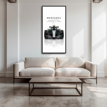 Mercedes-Benz AMG Petronas F1 Team W17 Wall Art | Formula 1 Decor Cars