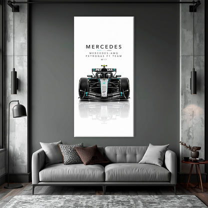 Mercedes-Benz AMG Petronas F1 Team W17 Wall Art | Formula 1 Decor Cars
