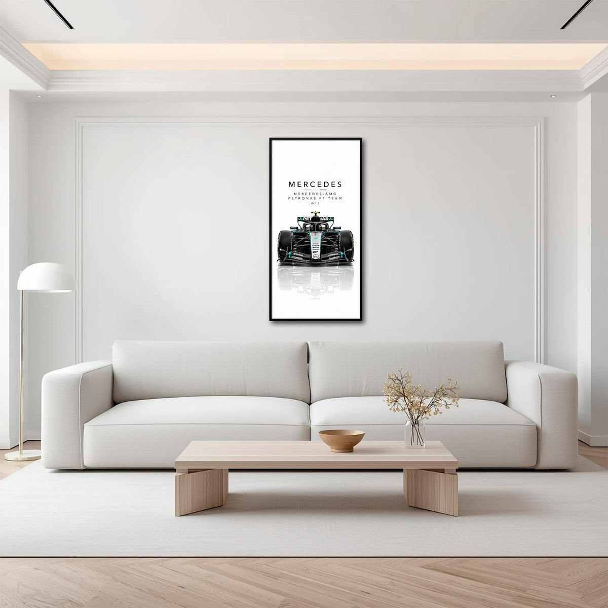 Mercedes-Benz AMG Petronas F1 Team W17 Wall Art | Formula 1 Decor Cars