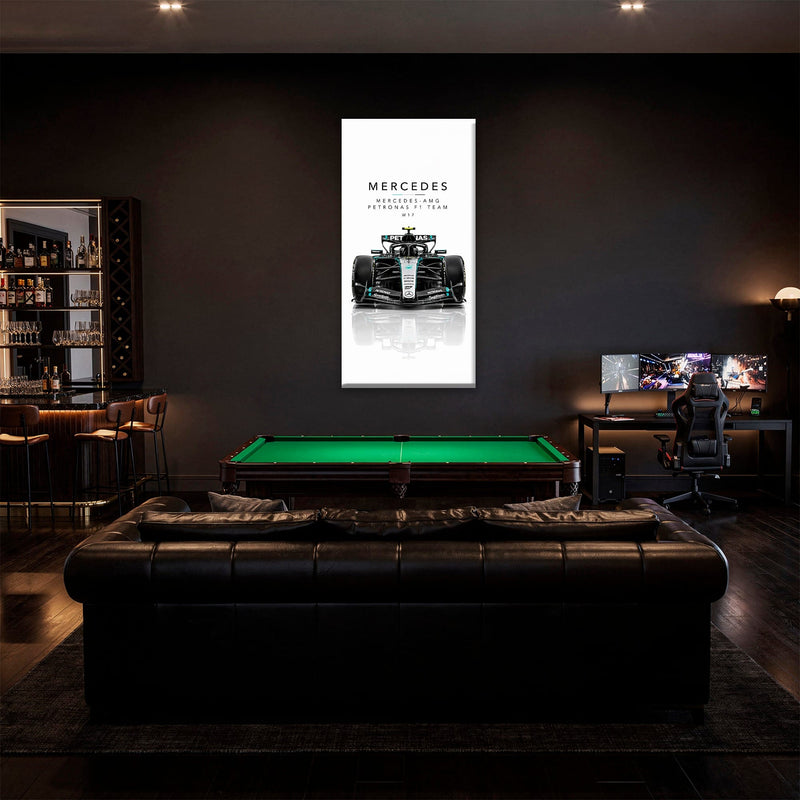 Mercedes-Benz AMG Petronas F1 Team W17 Wall Art | Formula 1 Decor Cars