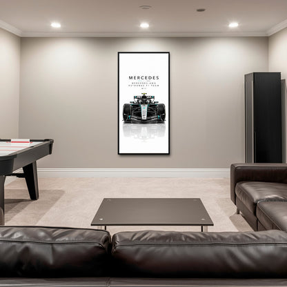 Mercedes-Benz AMG Petronas F1 Team W17 Wall Art | Formula 1 Decor Cars