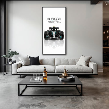 Mercedes-Benz AMG Petronas F1 Team W17 Wall Art | Formula 1 Decor Cars