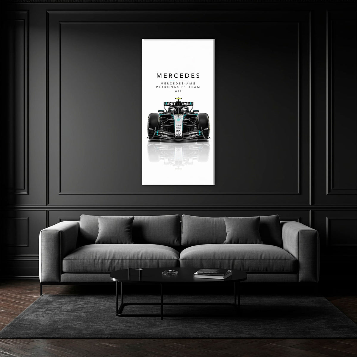 Mercedes-Benz AMG Petronas F1 Team W17 Wall Art | Formula 1 Decor Cars