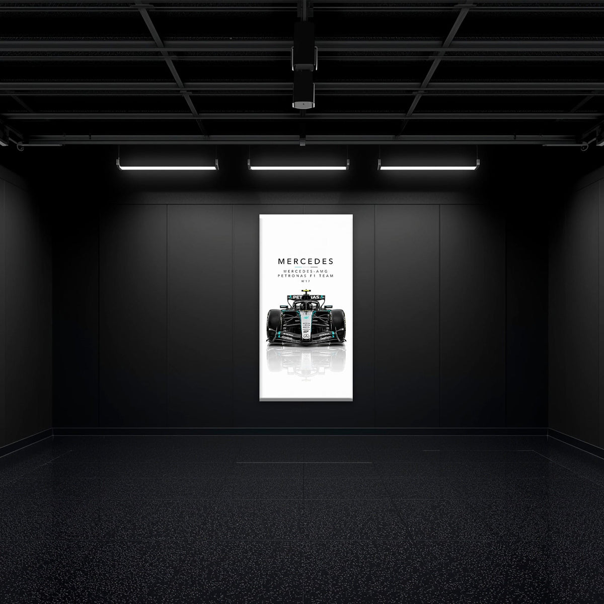 Mercedes-Benz AMG Petronas F1 Team W17 Wall Art | Formula 1 Decor Cars