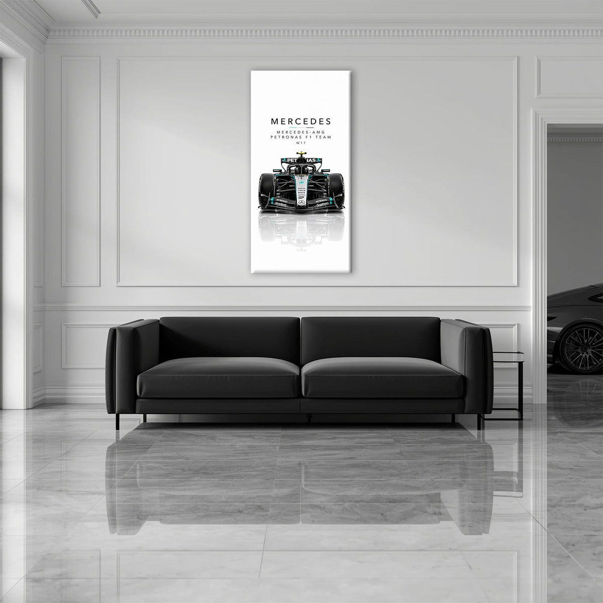 Mercedes-Benz AMG Petronas F1 Team W17 Wall Art | Formula 1 Decor Cars