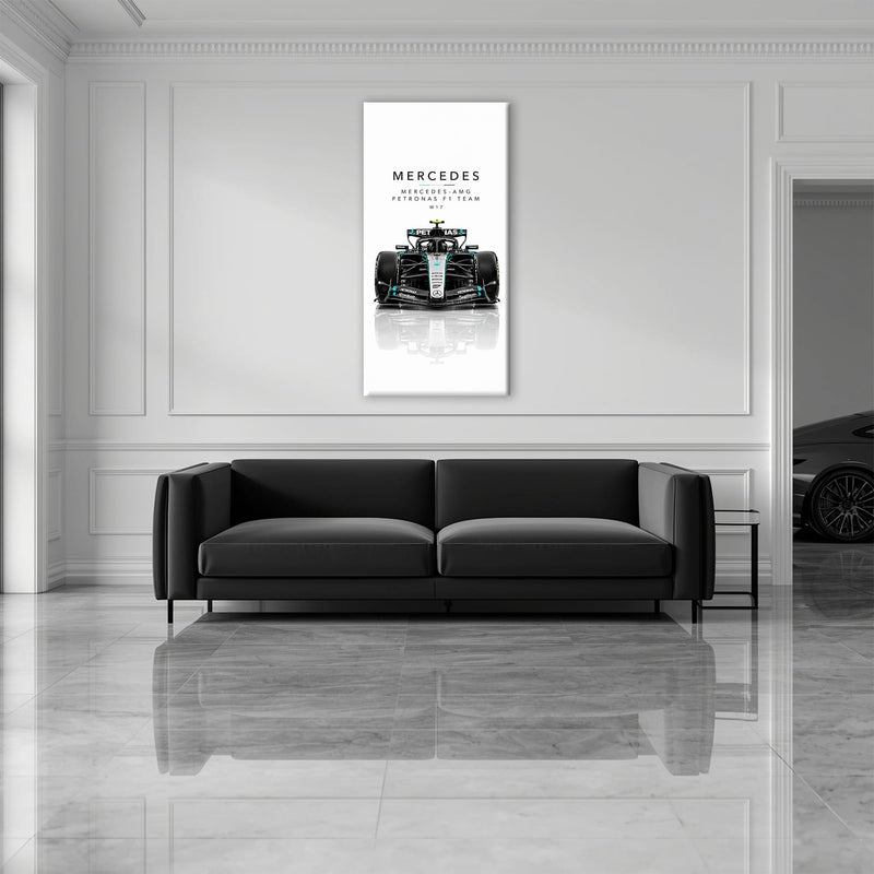 Mercedes-Benz AMG Petronas F1 Team W17 Wall Art | Formula 1 Decor Cars