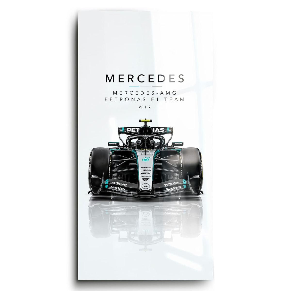 Mercedes-Benz AMG Petronas F1 Team W17 Wall Art | Formula 1 Decor Cars