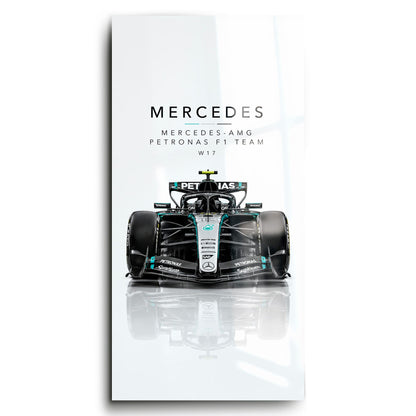 Mercedes-Benz AMG Petronas F1 Team W17 Wall Art | Formula 1 Decor Cars
