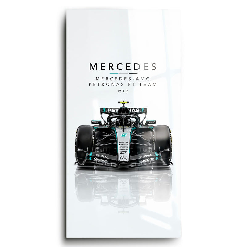 Mercedes-Benz AMG Petronas F1 Team W17 Wall Art | Formula 1 Decor Cars