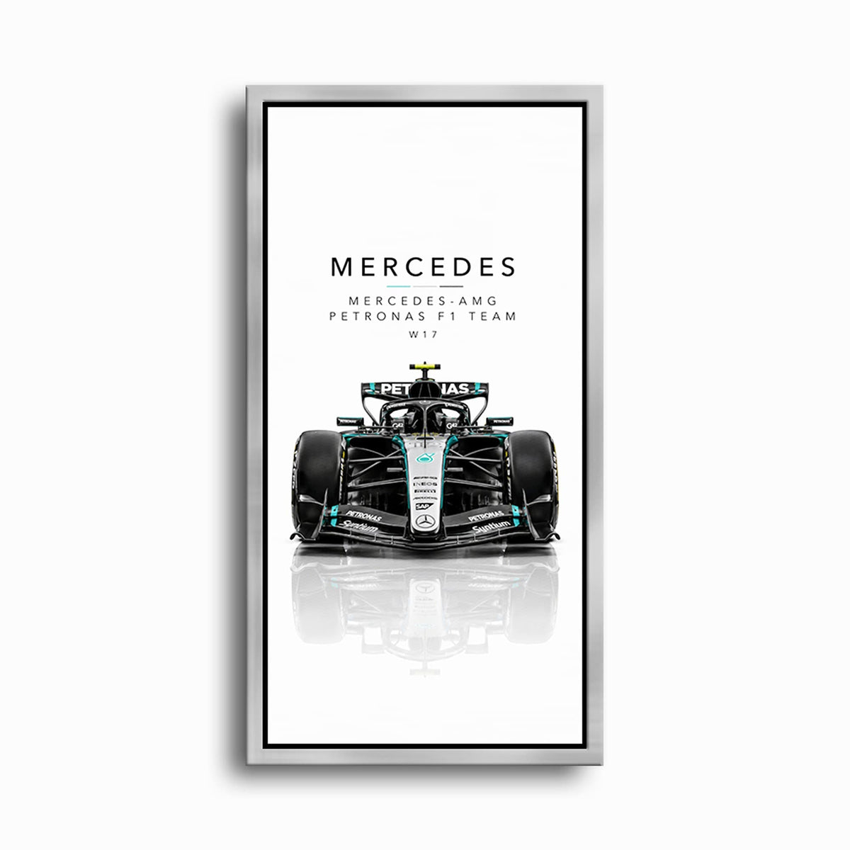 Mercedes-Benz AMG Petronas F1 Team W17 Wall Art | Formula 1 Decor Cars