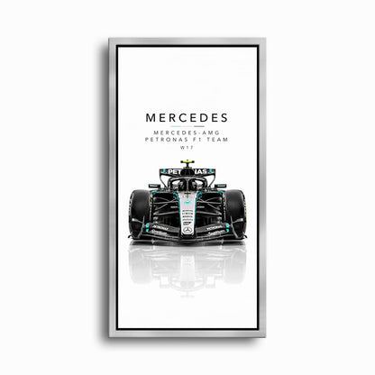 Mercedes-Benz AMG Petronas F1 Team W17 Wall Art | Formula 1 Decor Cars