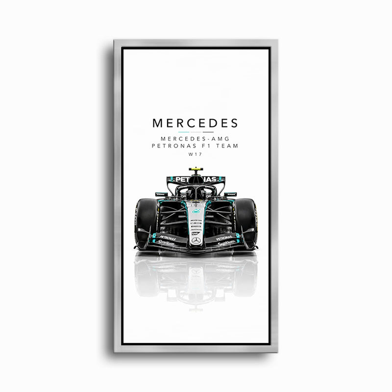 Mercedes-Benz AMG Petronas F1 Team W17 Wall Art | Formula 1 Decor Cars