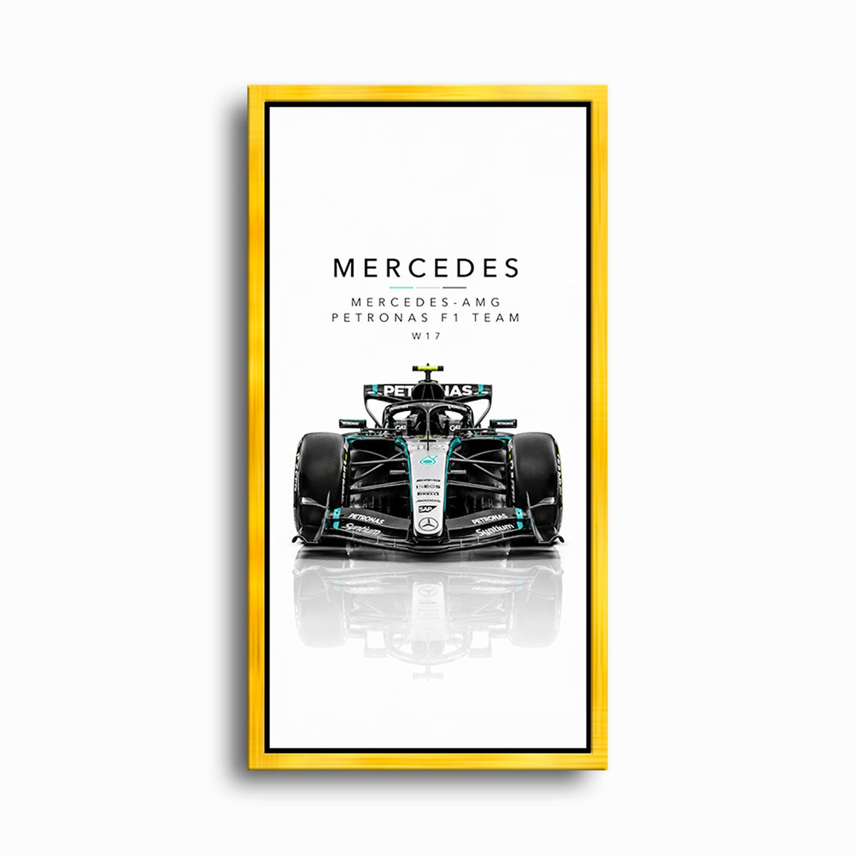 Mercedes-Benz AMG Petronas F1 Team W17 Wall Art | Formula 1 Decor Cars