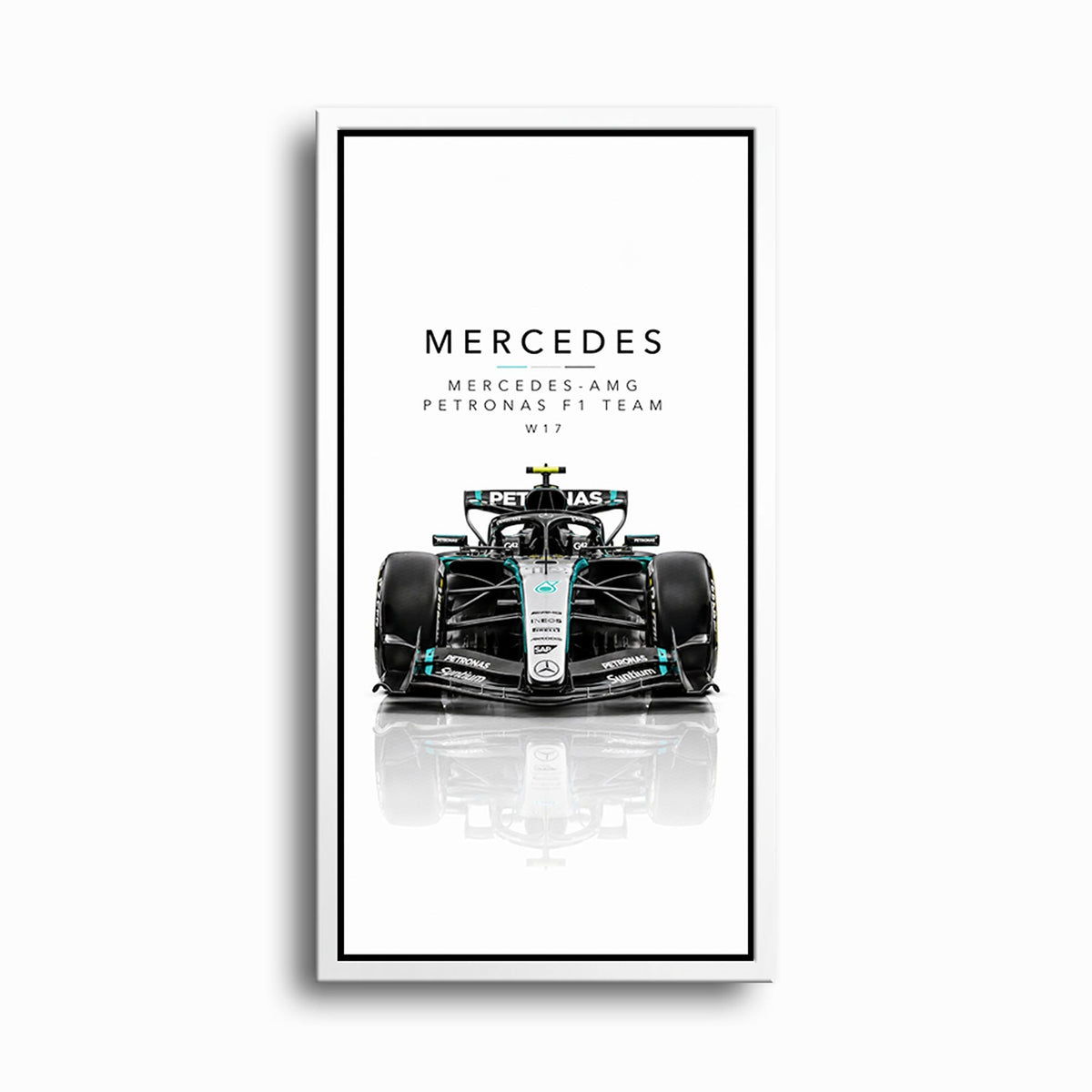 Mercedes-Benz AMG Petronas F1 Team W17 Wall Art | Formula 1 Decor Cars
