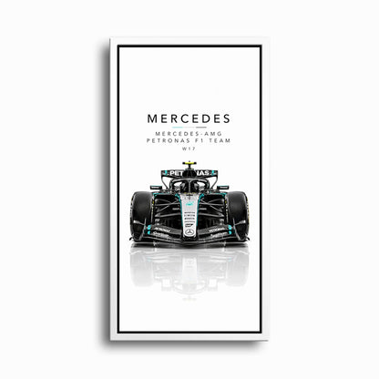 Mercedes-Benz AMG Petronas F1 Team W17 Wall Art | Formula 1 Decor Cars