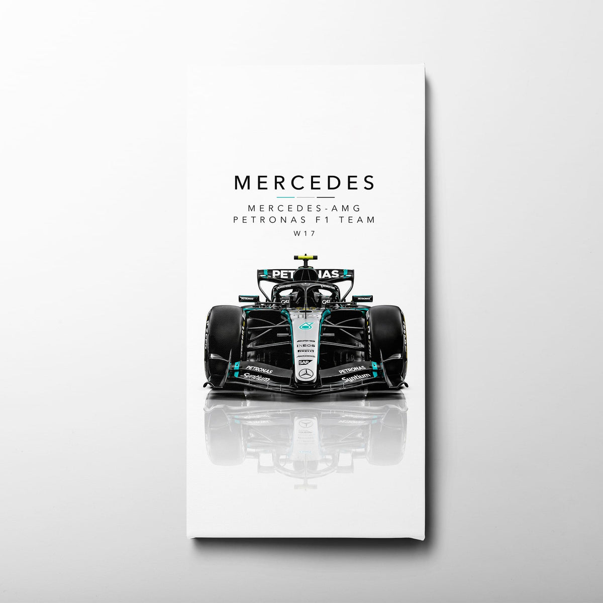 Mercedes-Benz AMG Petronas F1 Team W17 Wall Art | Formula 1 Decor Cars