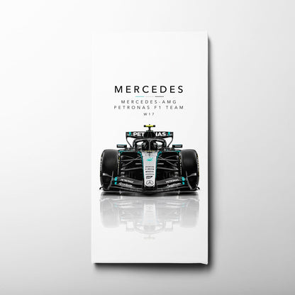 Mercedes-Benz AMG Petronas F1 Team W17 Wall Art | Formula 1 Decor Cars