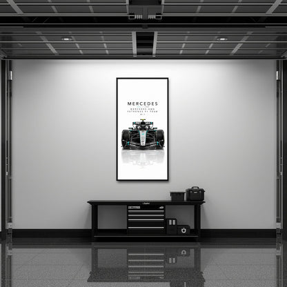 Mercedes-Benz AMG Petronas F1 Team W17 Wall Art | Formula 1 Decor Cars