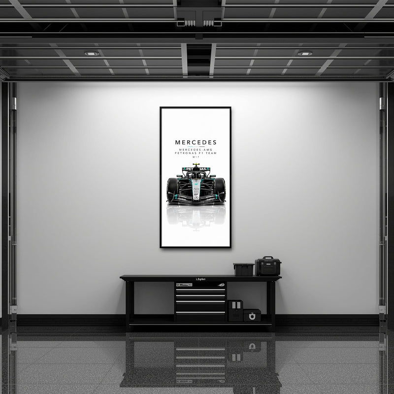 Mercedes-Benz AMG Petronas F1 Team W17 Wall Art | Formula 1 Decor Cars