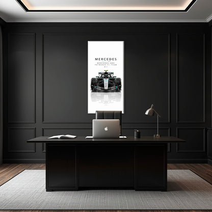 Mercedes-Benz AMG Petronas F1 Team W17 Wall Art | Formula 1 Decor Cars