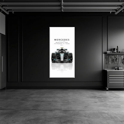 Mercedes-Benz AMG Petronas F1 Team W17 Wall Art | Formula 1 Decor Cars