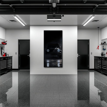 Mercedes G-Wagon Midnight Sentinel Wall Art – Black SUV Canvas Print Cars