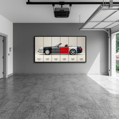 Mercedes-Benz SL Evolution Poster & Canvas Wall Art | Caveson Cars