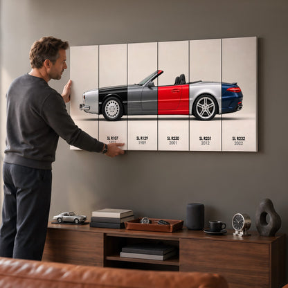 Mercedes-Benz SL Evolution Poster & Canvas Wall Art | Caveson Cars