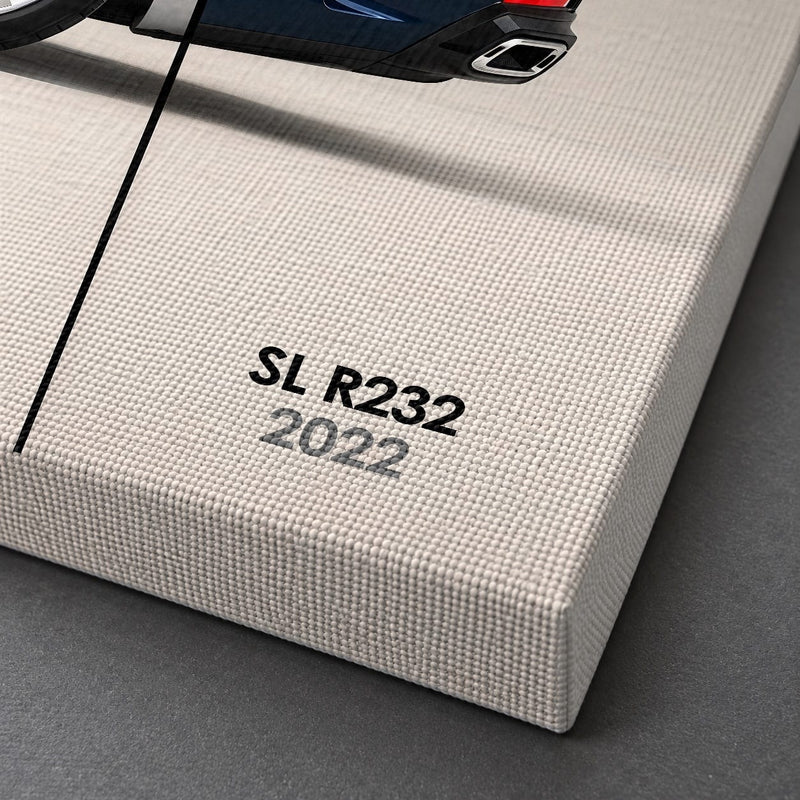 Mercedes-Benz SL Evolution Poster & Canvas Wall Art | Caveson Cars