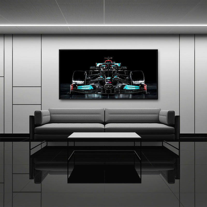 Mercedes F1 Petronas Black Wall Art – Formula 1 Racing Canvas Print Cars