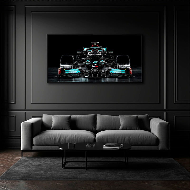 Mercedes F1 Petronas Black Wall Art – Formula 1 Racing Canvas Print Cars
